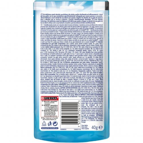 Dentalife Salmão Petisco Dentário para Gatos 40 g