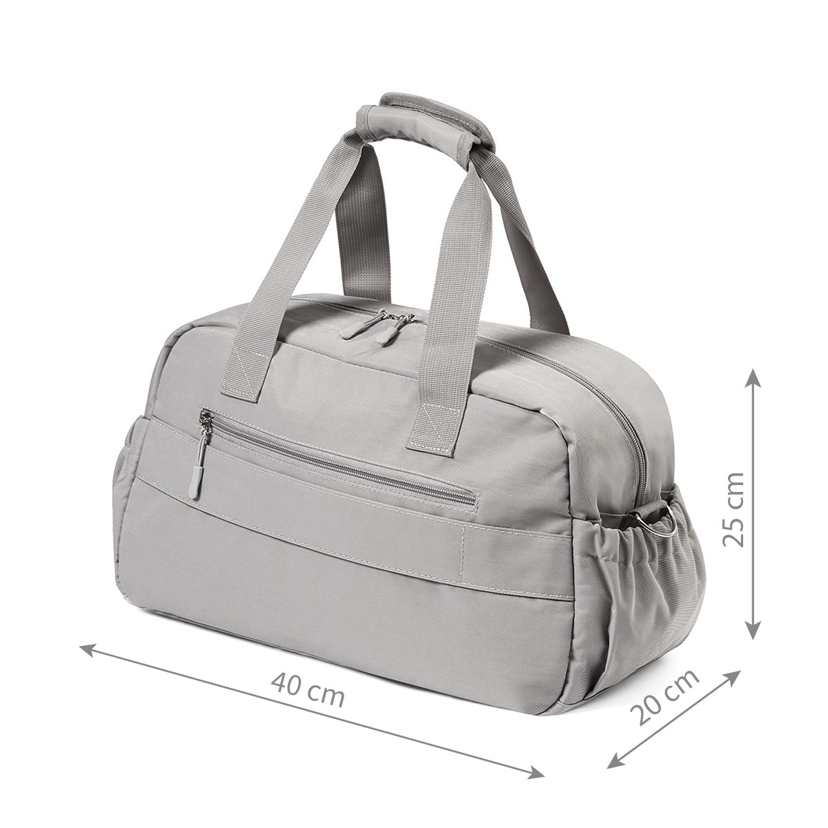 Bolso De Viaje Maternal Gris_0