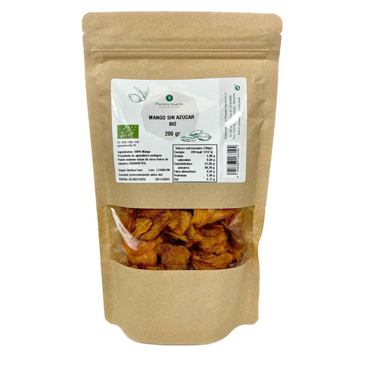 Tiras de manga sem açúcar ECO Planeta Huerto 200 g