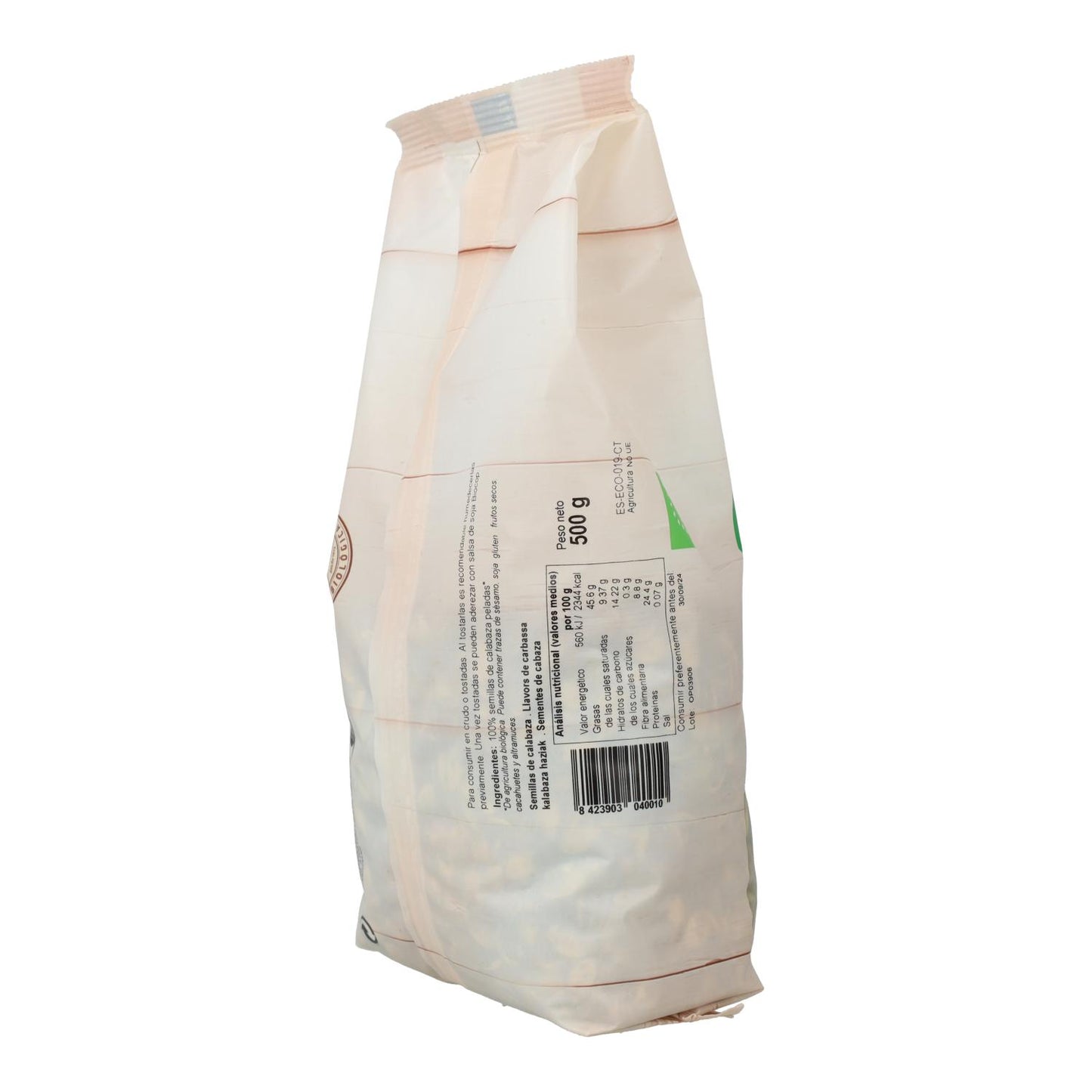 Sementes de Abóbora Biocop 500 g