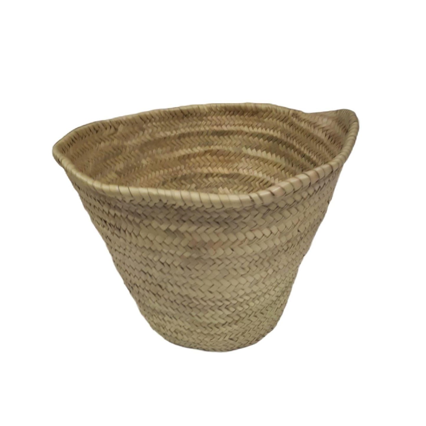 Cesta redonda de palmeira Wicker&Co 33 x 20 cm