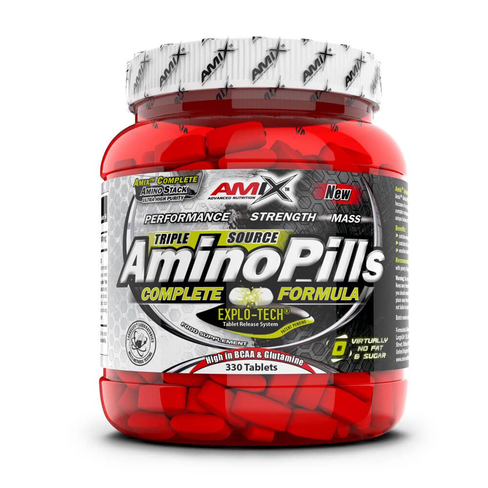 Aminopills - 330 Tabletas - Esenciales E Hidrolizados - Amix Nutrition_0