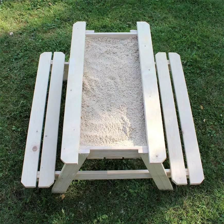 Mesa de piquenique infantil Soulet com caixa de areia