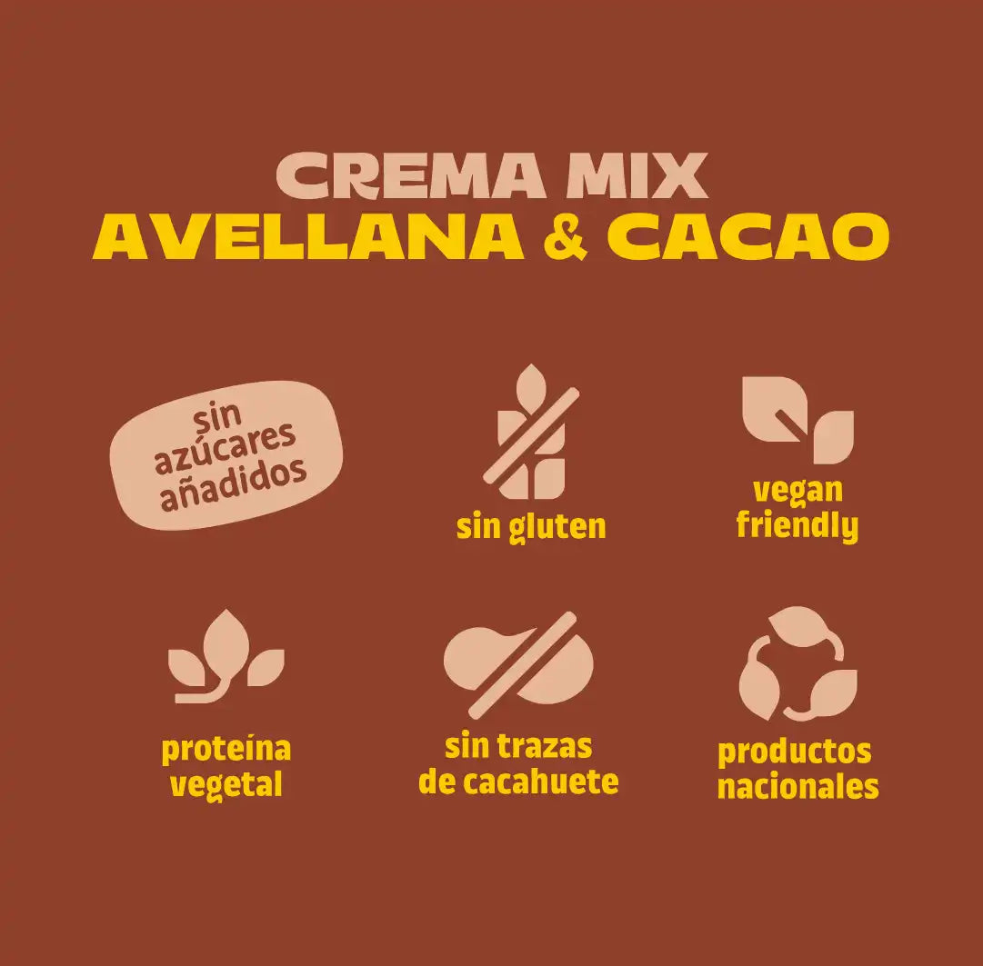 Pack crema de avellanas y cacao 4 uds The Nut Club 800g_5