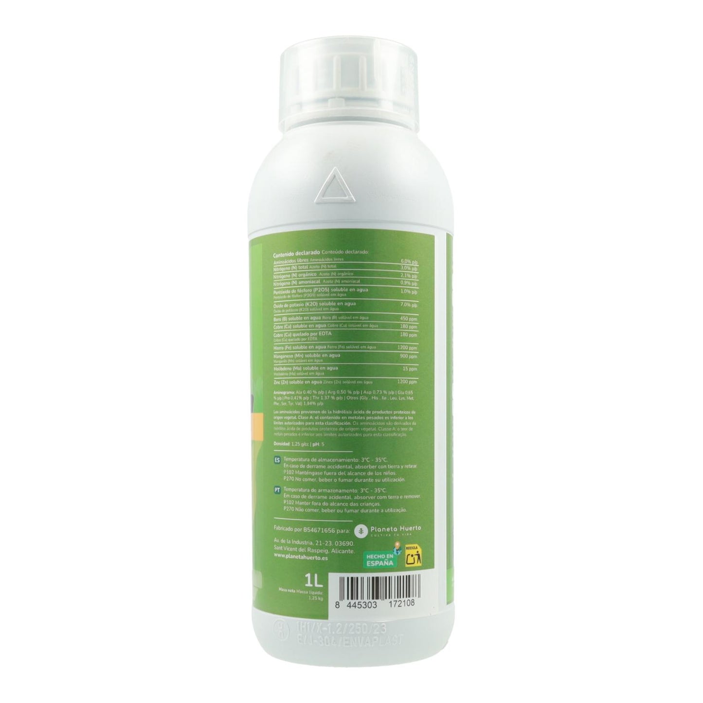 Fertilizante Líquido Planeta Huerto Bonsai 1 l