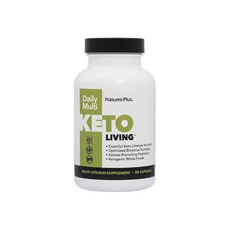 Keto living multi diário, Nature's plus 90 cápsulas.