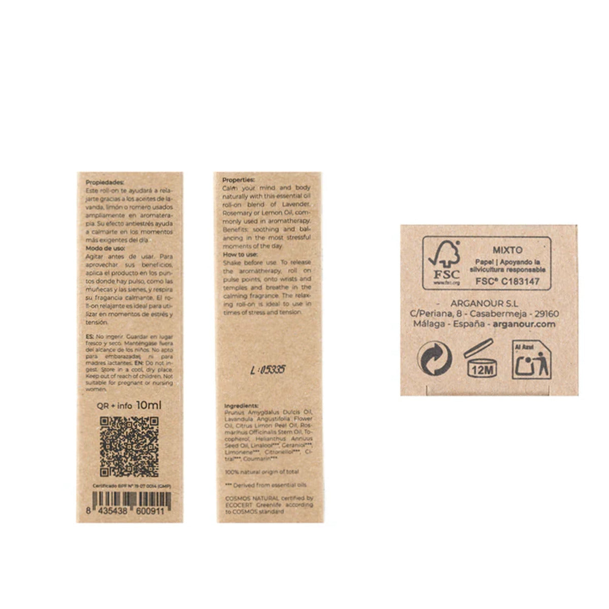Roll-on relaxante 10ml Arganour