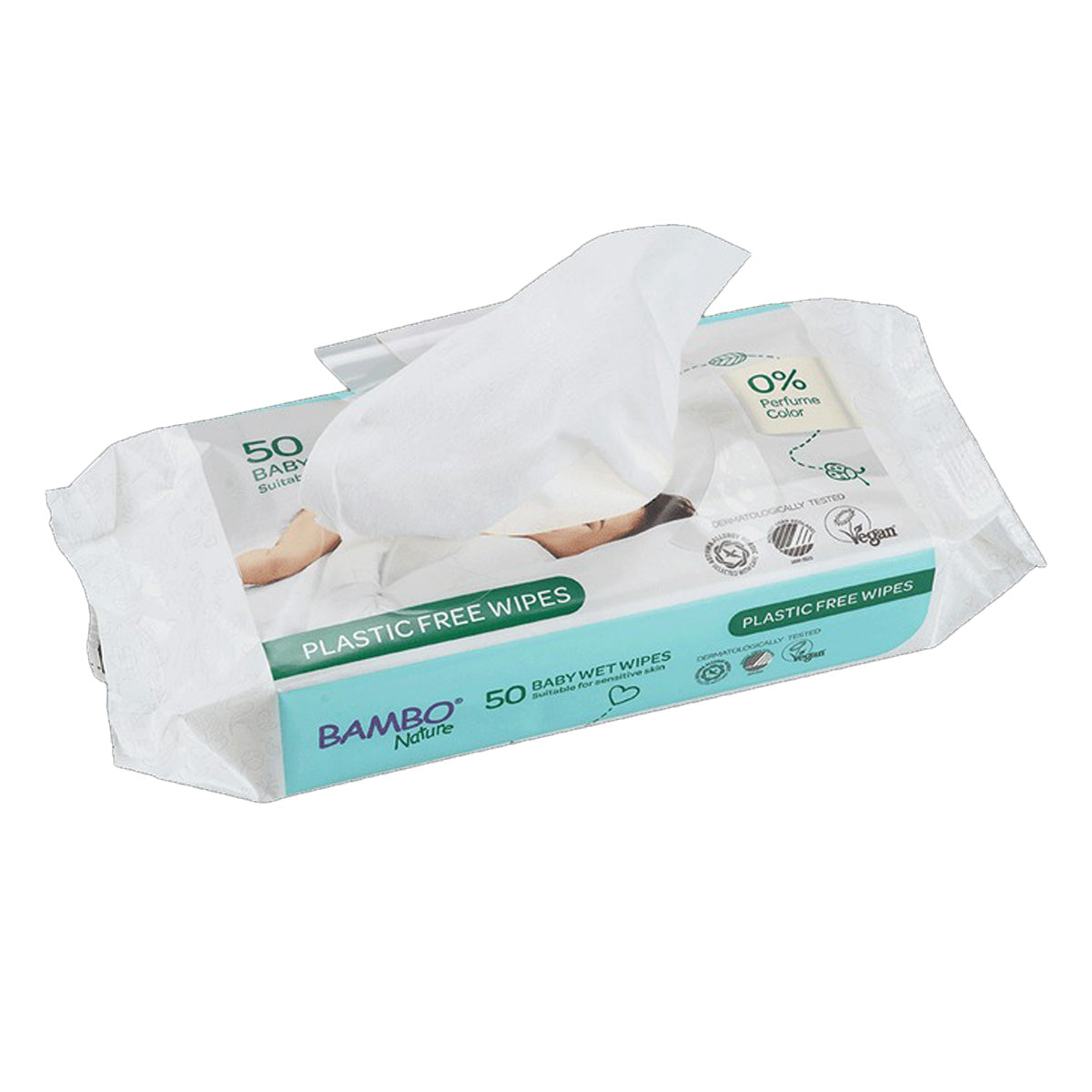 Toallitas húmedas de bebé Bambo Nature 80 uds