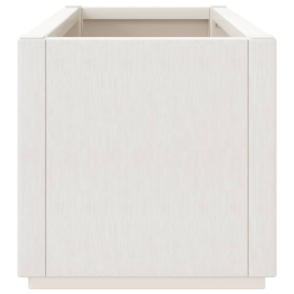 Caja De Flores De Jardín Blanco_5