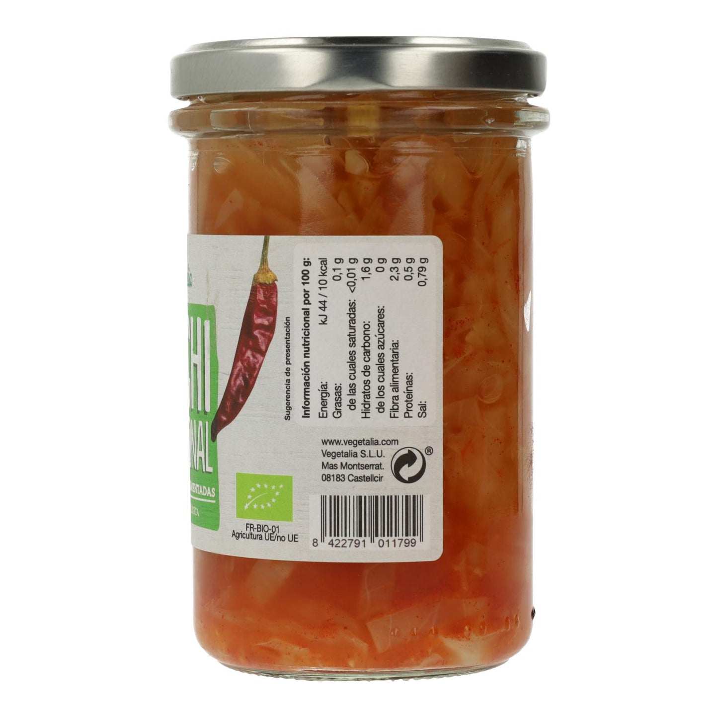 Kimchi Lactofermentado Tradicional Bio Vegetalia 235gr