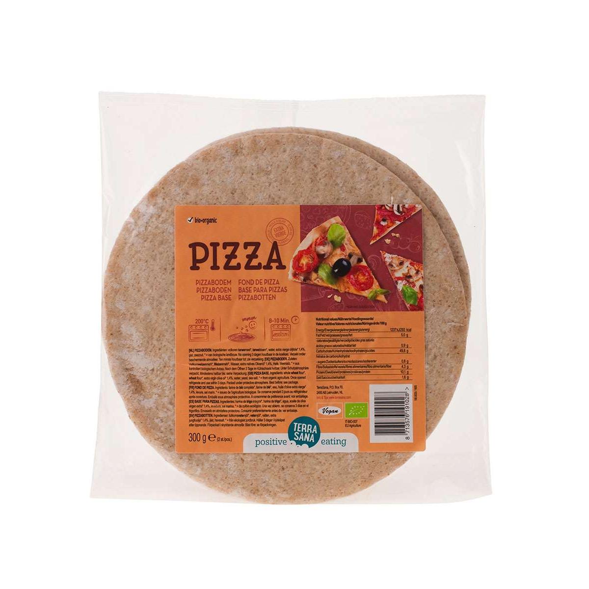 Base para pizza BIO Terrasana, 300 g