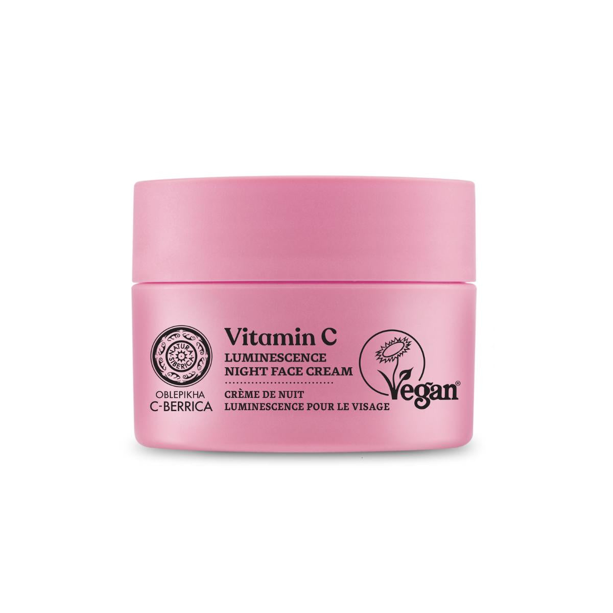 Creme facial iluminador 2 em 1 para cuidados diários, Natura Siberica 50 ml