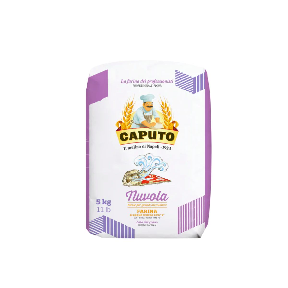 Farinha Nuvola tipo 0, CAPUTO, 5 Kg