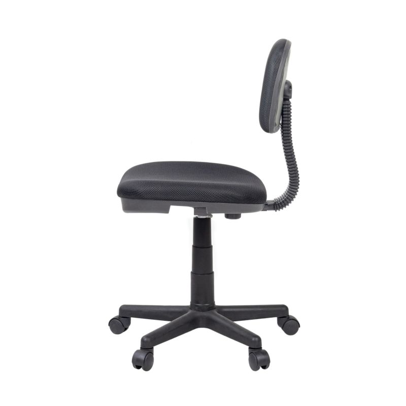 Silla De Estudio Juvenil Lion Pvc, Negro, 53 X 77a89 X 53cm_5