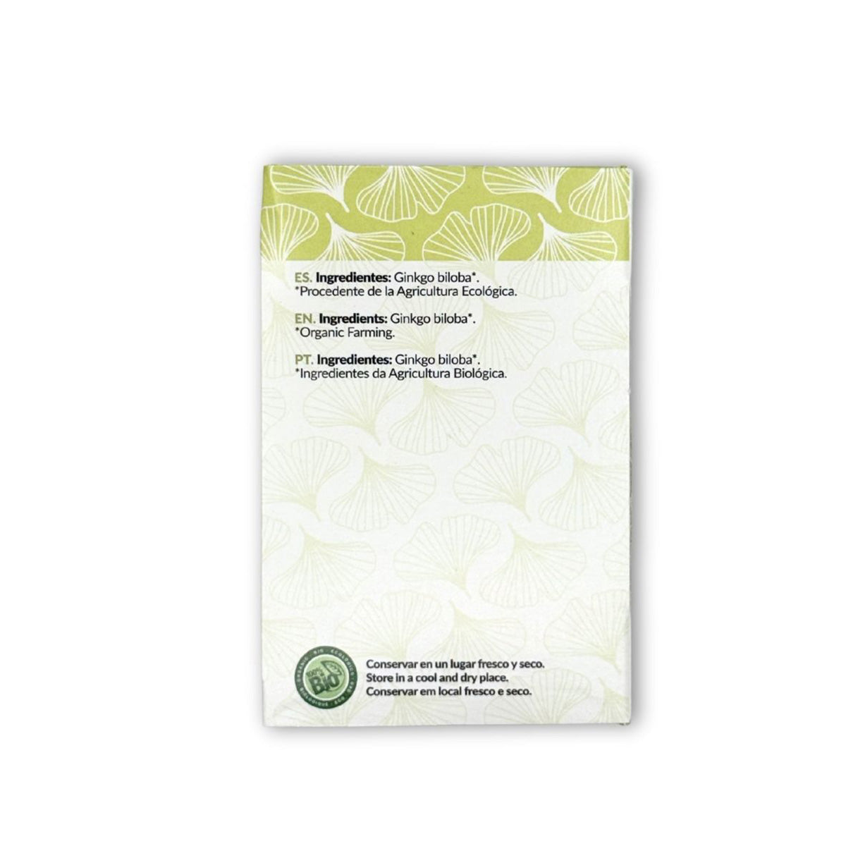 Infusión Ginkgo Biloba ECO Artemis BIO 20 bolsitas 28g