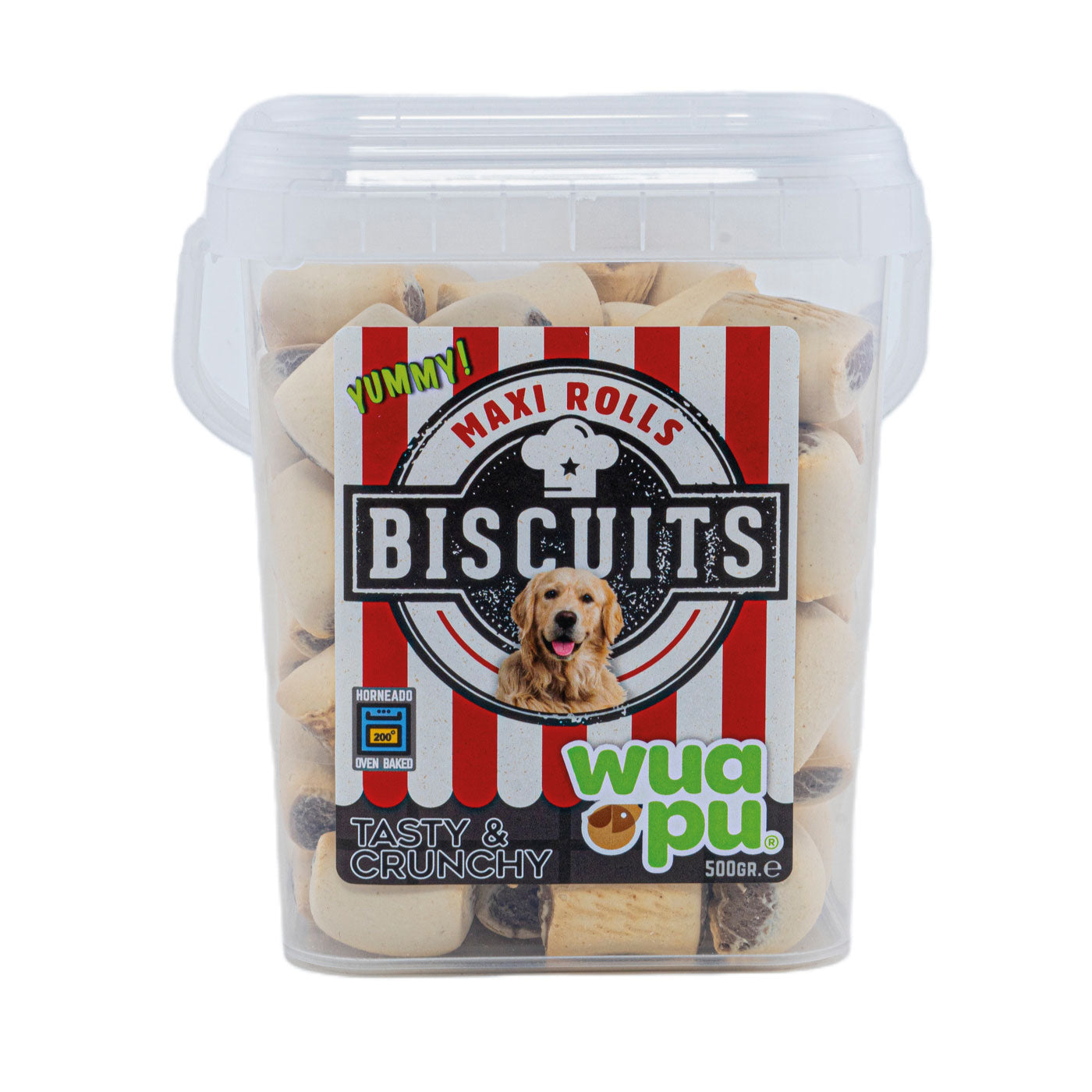 Wuapu Biscuits Para Perro Maxi Rolls (500 Gr)_0