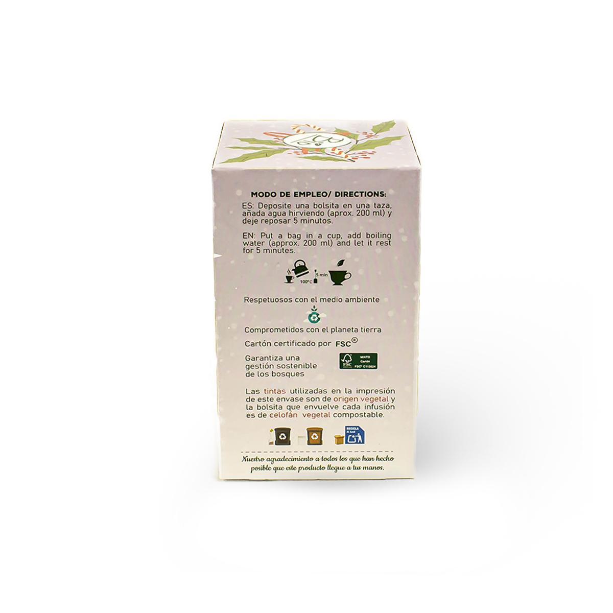 Infusão de chá de Natal Artemis 20 saquetas