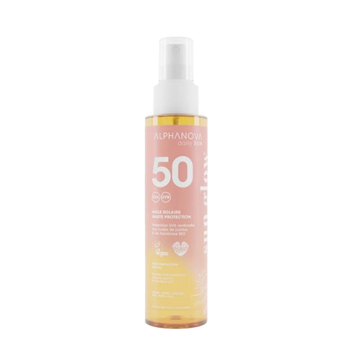 Aceite solar daily sun FPS50 Alphanova 125ml