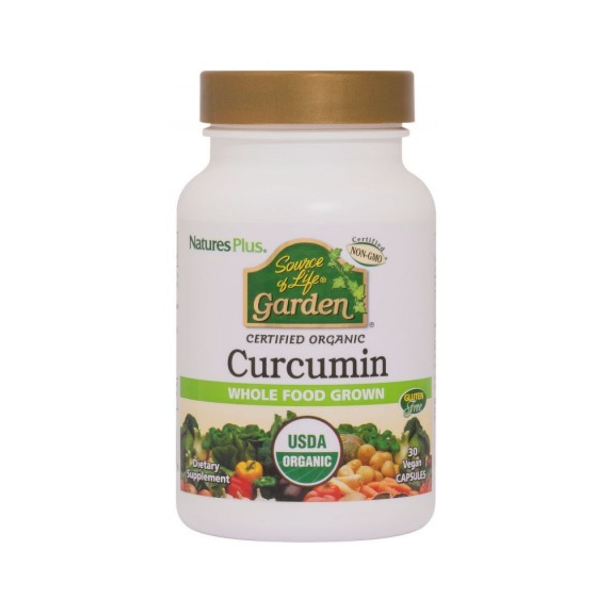 Curcuma de Jardim 400 mg 30 cápsulas NaturesPlus