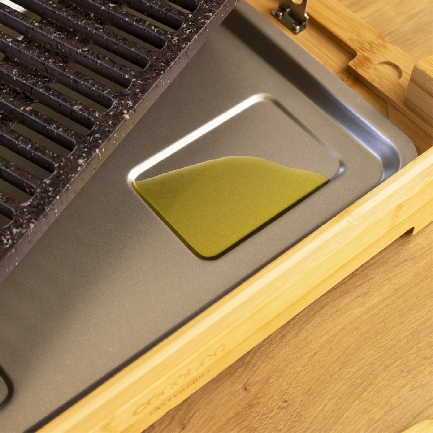 Cecotec Plancha De Asar Eléctrica Tasty&grill 2000 Bamboo Linestone. Potencia 2000 W Estructura Bambú Termostato Regulab_4
