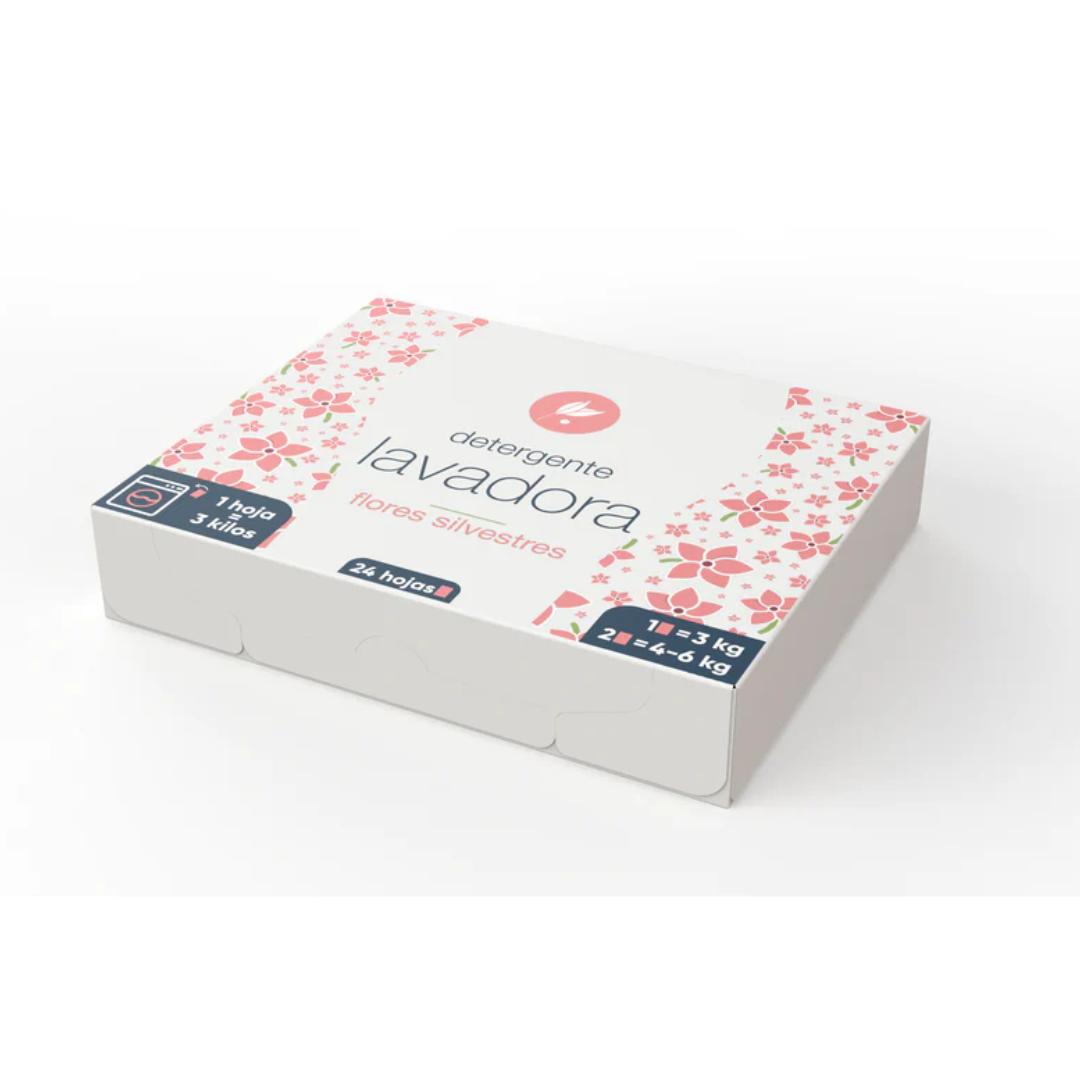 Detergente para máquina de lavar roupa Neletab Wildflower Sheet 24 unid.