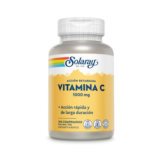 Vit. C 1000 mg A/R Solaray 100 comprimidos