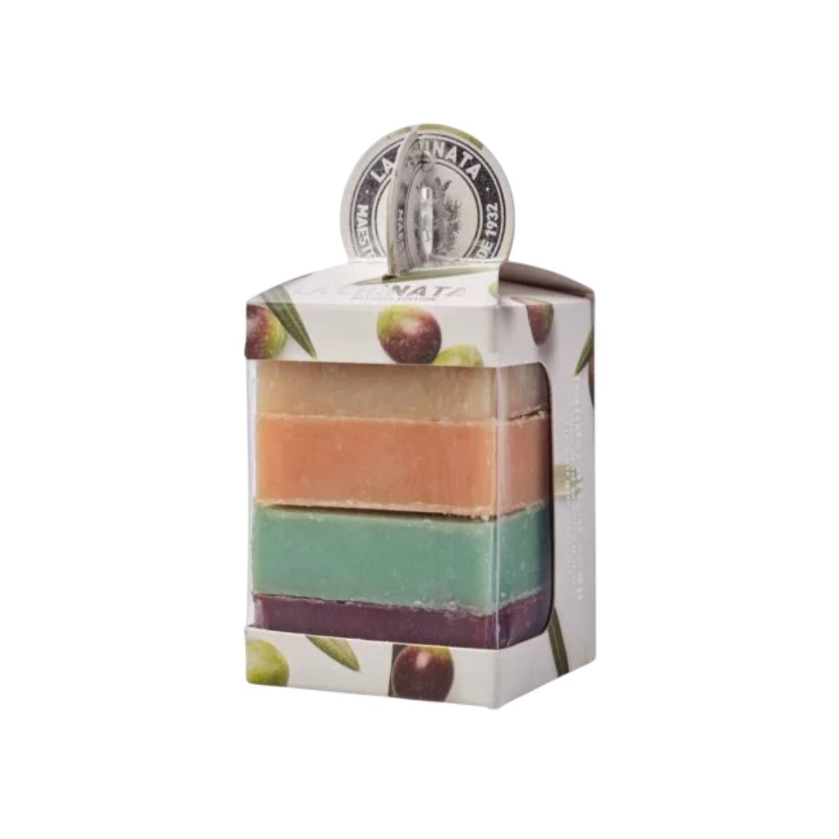 Embalagem de 4 sabonetes artesanais 40 gr 40 gr La Chinata