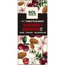 Barra de Chocolate Branco Vegan Biológico Sol Natural com Amêndoa e Arando 70g