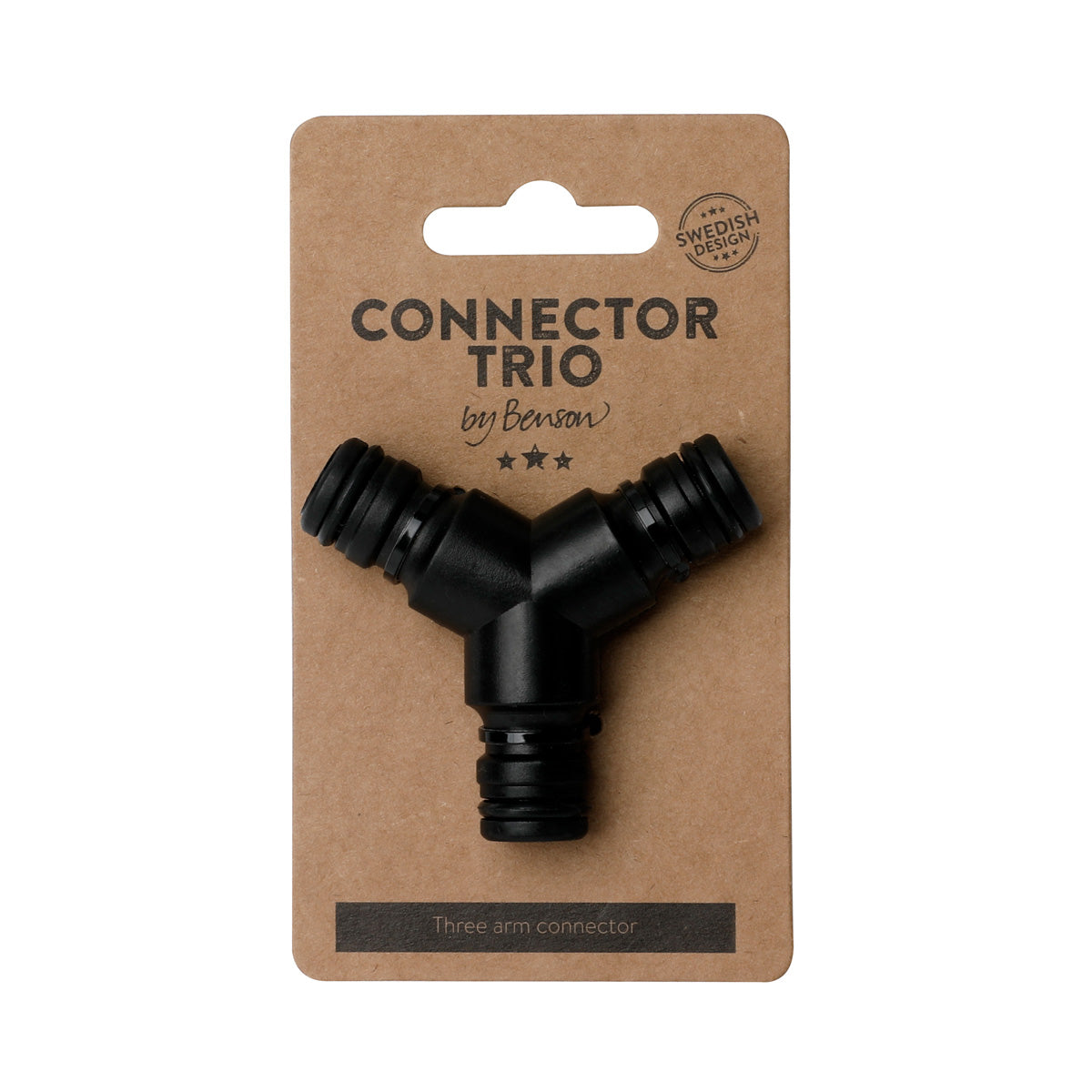 Conector En Y, Conexión Estándar 1/2 (13 Mm), Negro, Plástico