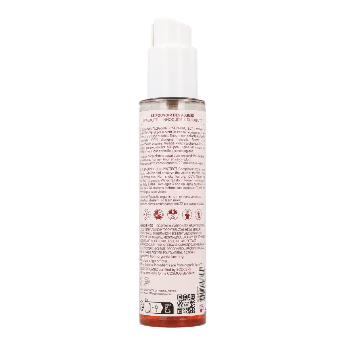 Invisible Sun Oil Spf50 Biarritz 125 Ml