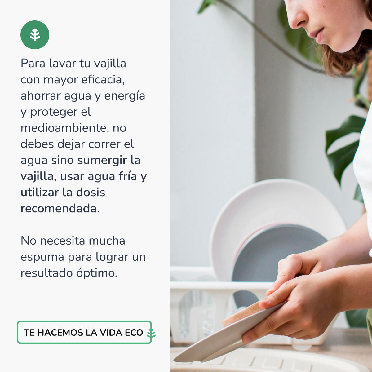 Máquina de lavar louça manual hipoalergénica, sem fragrância, Eco Planeta Huerto 5l