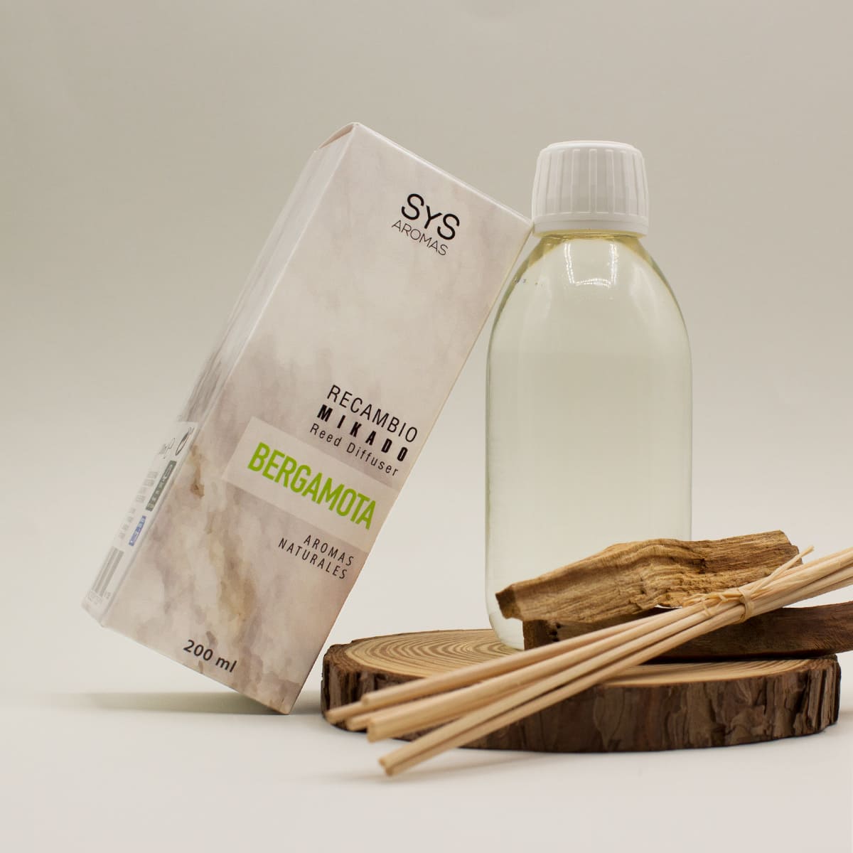 Recambio Mikado Bergamota 200 Ml Con Varillas | Aroma Cítrico Fresco | Refill Difusor | Larga Duración_3
