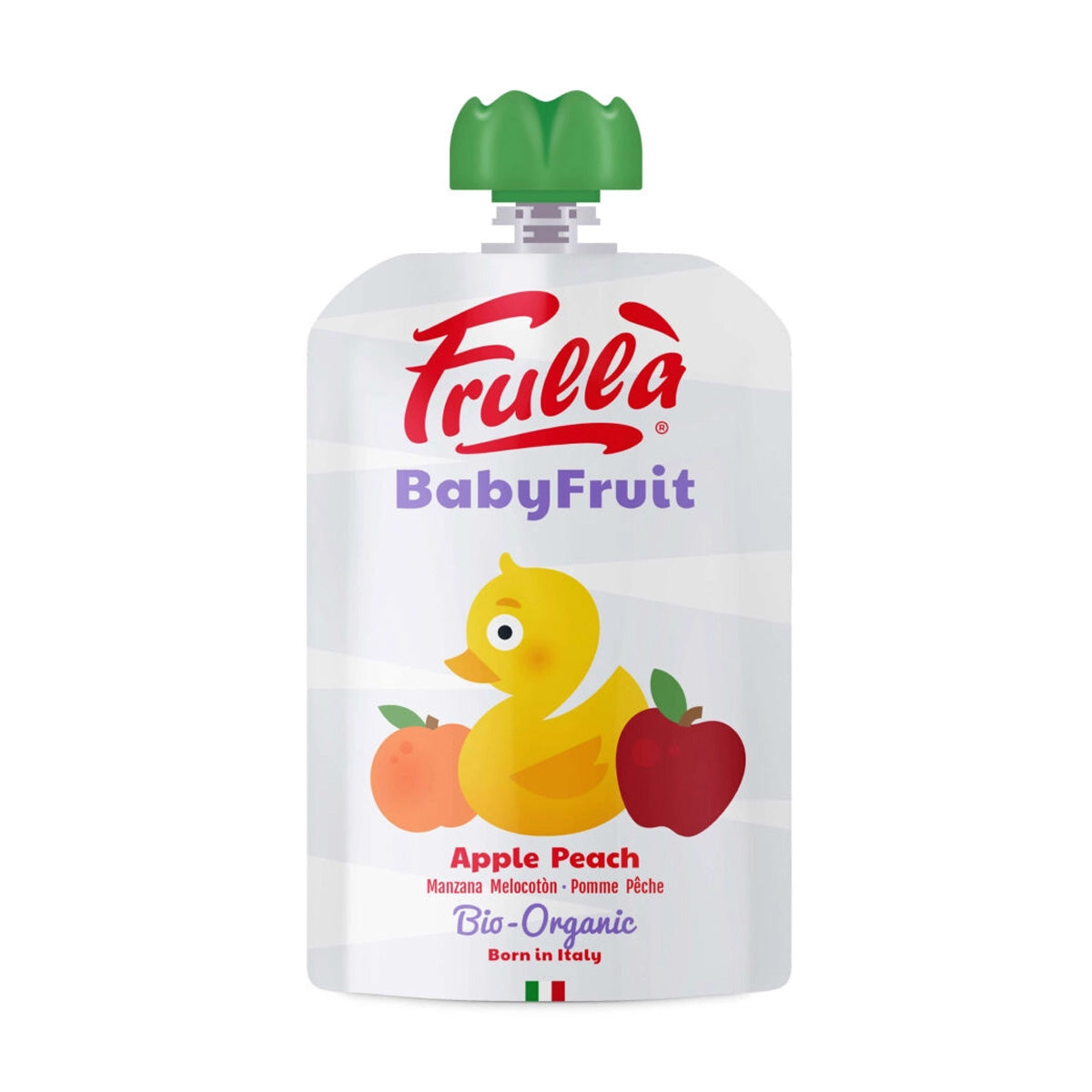 Puré de maçã e pêssego Baby Frullà 100 g