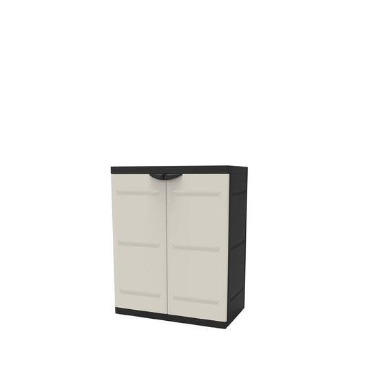 Meio Roupeiro 70 cm Titânio Plastiken Preto