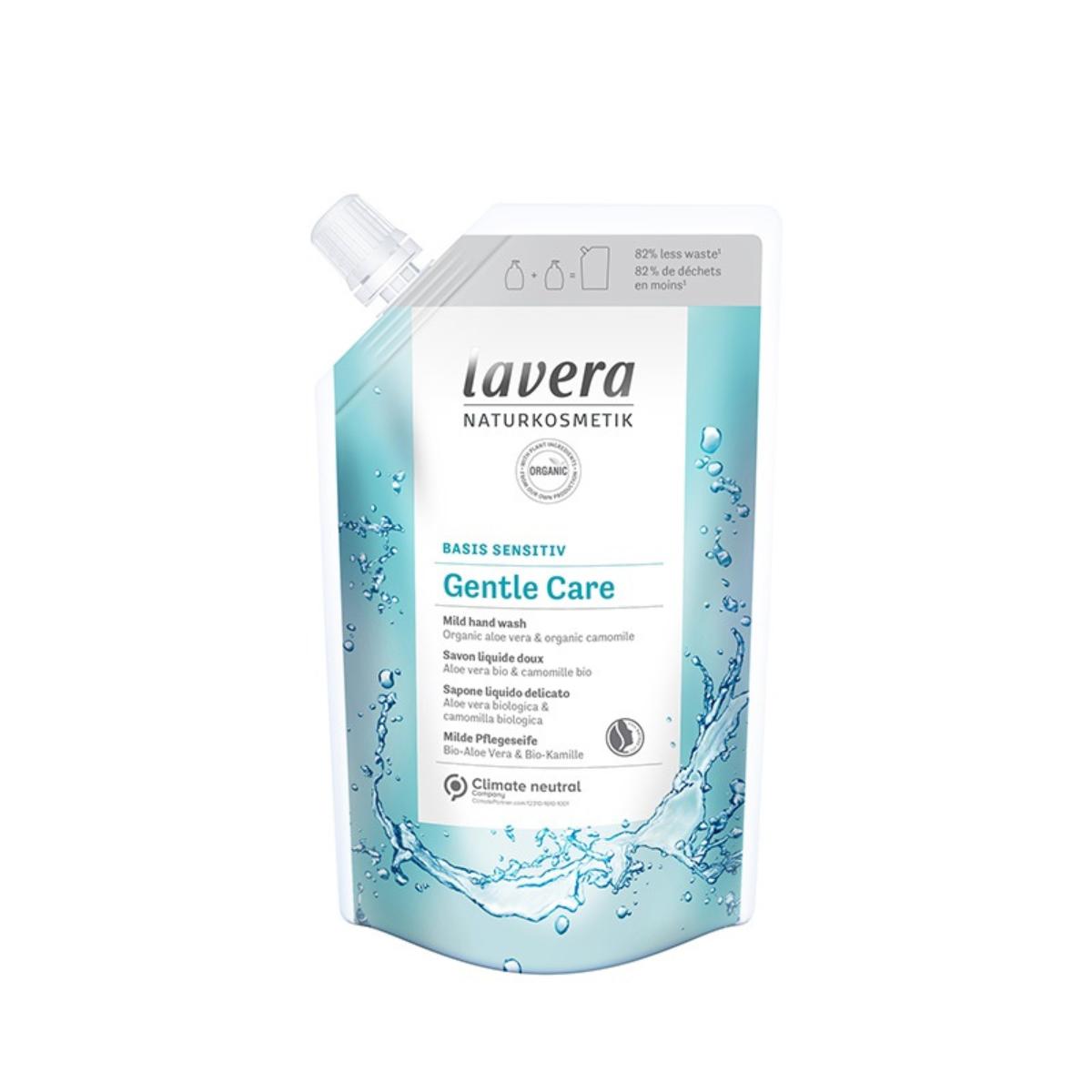 Recarga de sabonete base para mãos sensíveis, Lavera Refill 500 ml