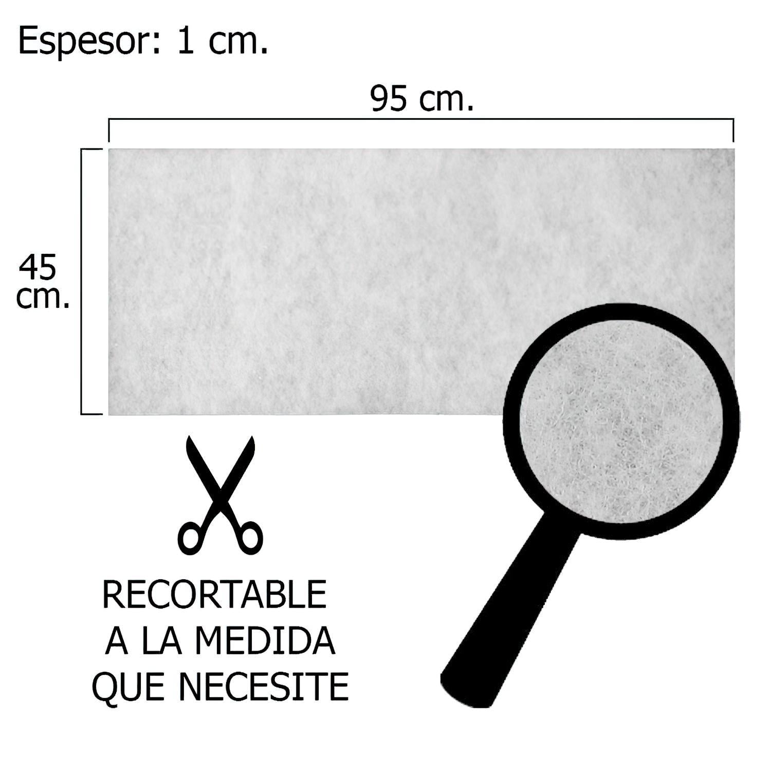 Filtro Campana Extractora 45x95 Cm. 150 Grm/m2