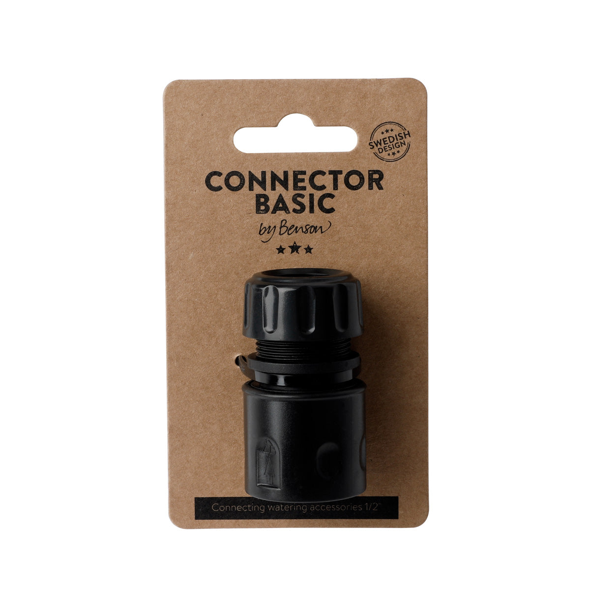 Conector De Manguera Basic - Plástico, Negro, 5,5 X 3,5 X 3 Cm_3