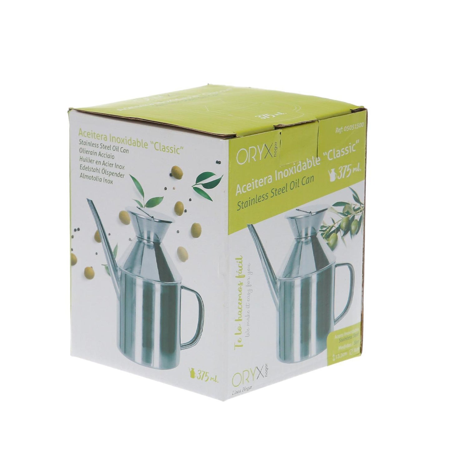 Aceitera  Acero Inoxidable Modelo Classic 375ml.