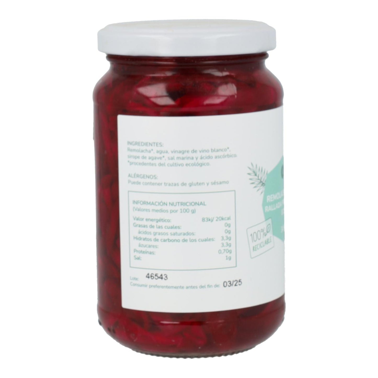 Eco Planeta Huerto beterraba ralada 345 g