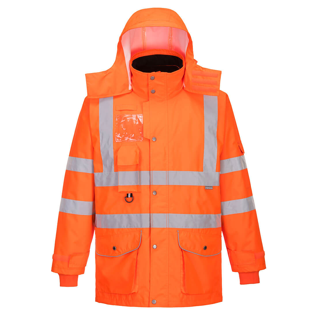 Chaqueta 7 En 1 De Alta Visibilidad Y Transpirable Traffic / L / Naranja_0