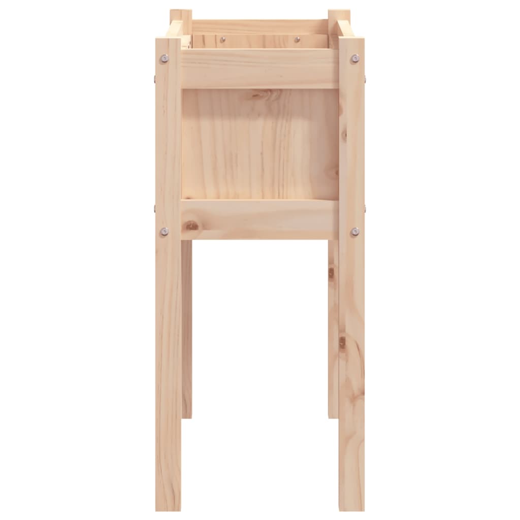 Jardinera Con Patas Madera Maciza De Pino 70x31x70 Cm_5