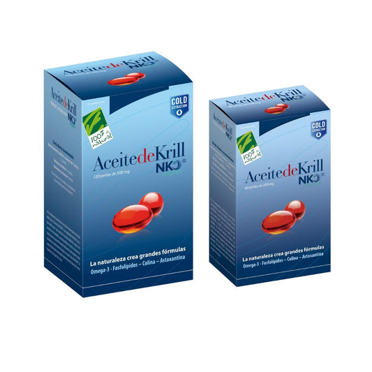 Embalagem x Óleo de krill NKO 500 mg 100% natural 200 cápsulas