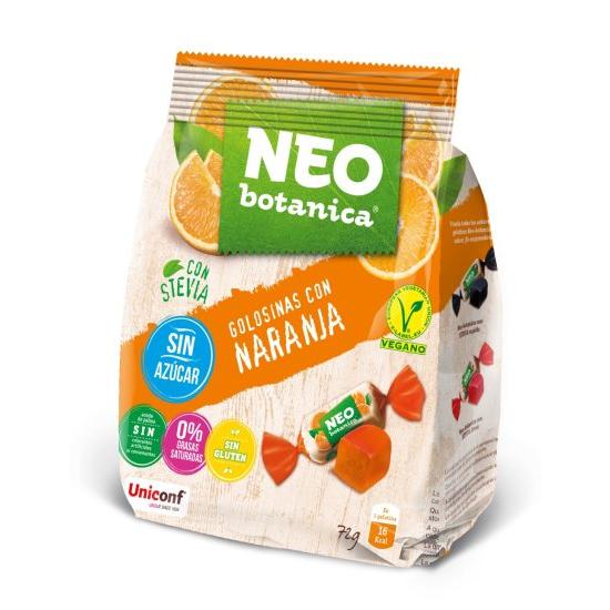 Gomas Vegan de Laranja com Stévia Neo Botanica 72g