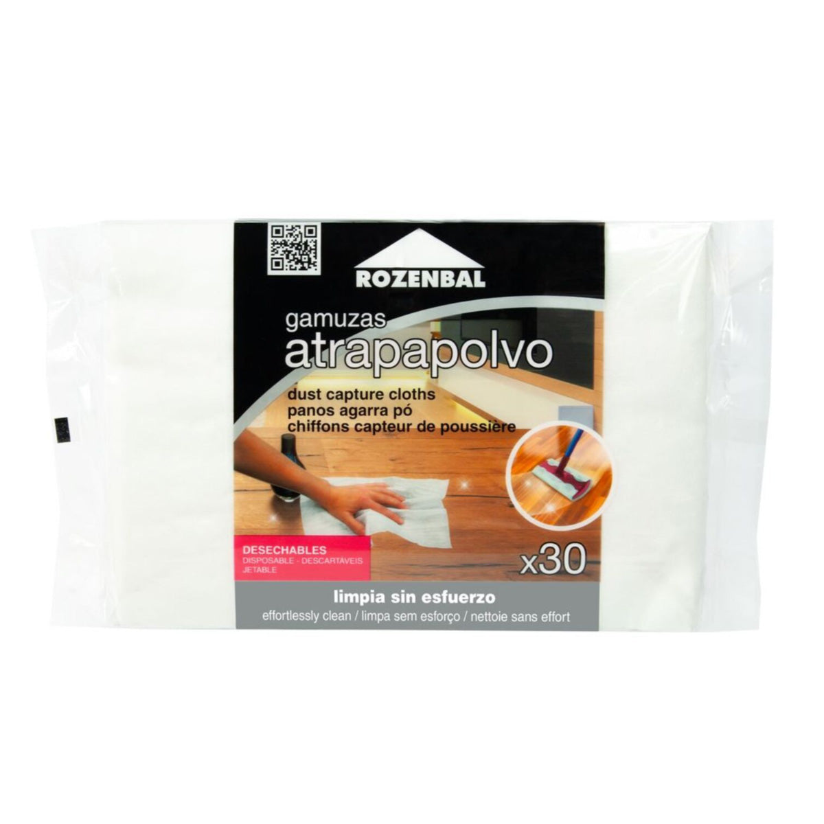 30 Gamuzas atrapapolvo ROZENBAL 21,5 x 30 cm