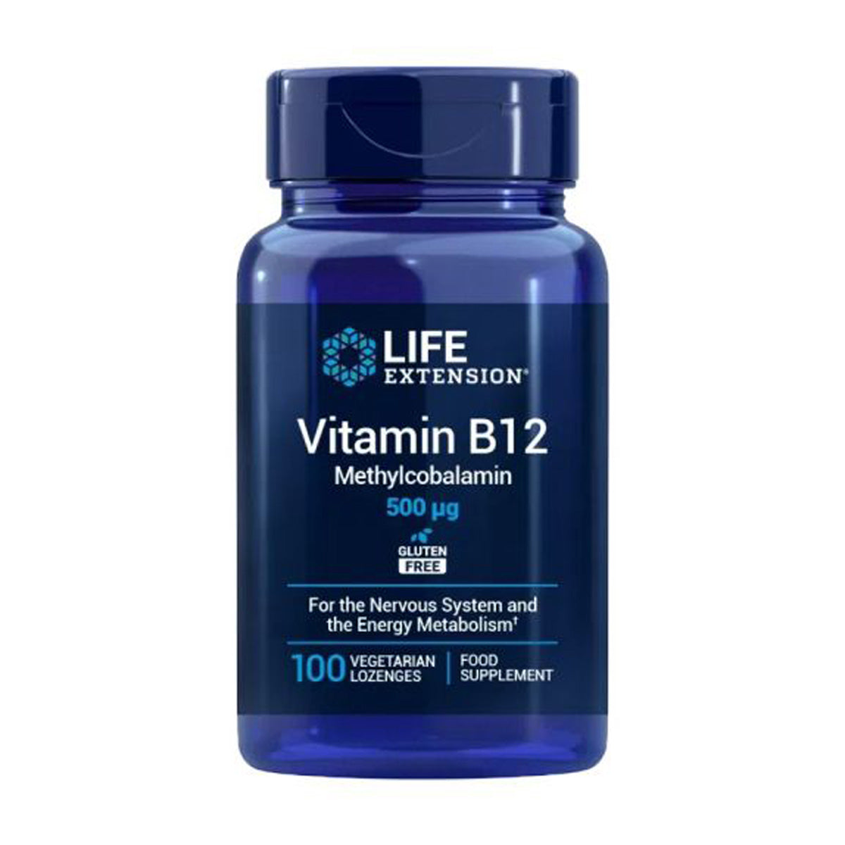 Vitamina B12 500 mcg, Life Extension 100 pérolas