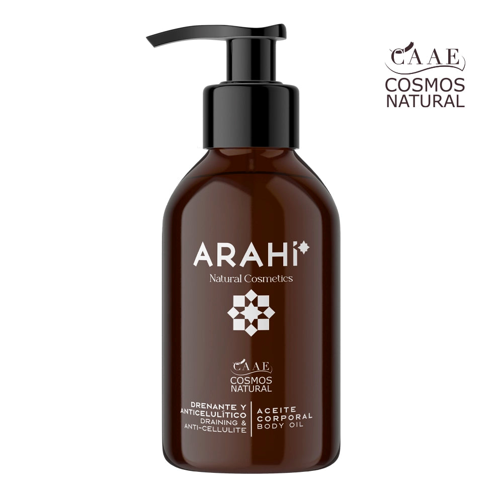 Aceite Anticelulítico y Reafirmante con Centella Asiática 200 ml COSMOS Natural. Arahí Natural Cosmetics_0