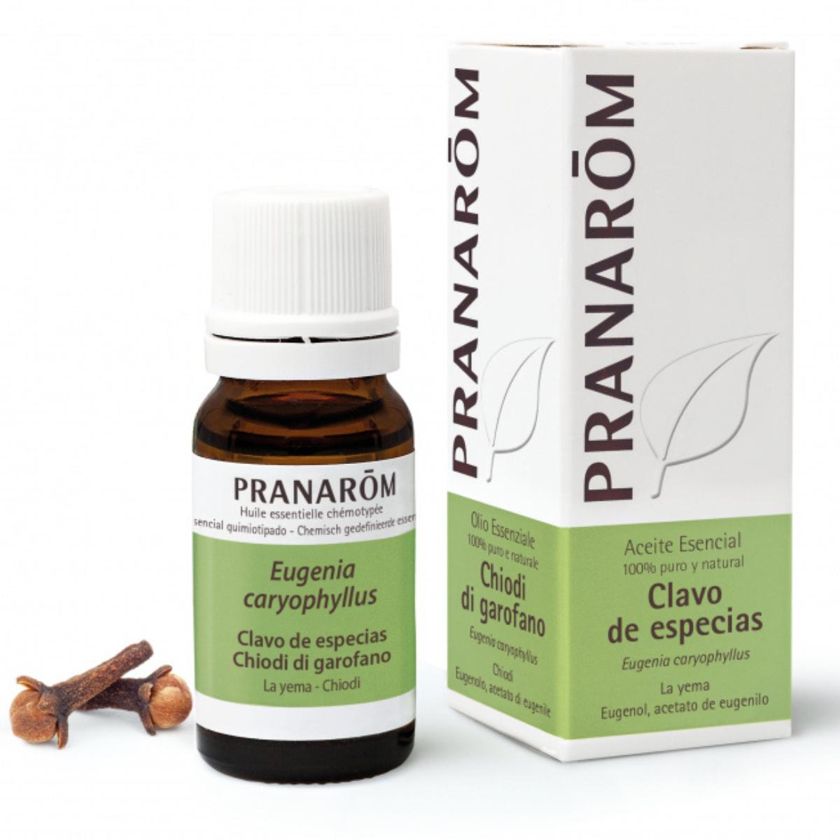 Óleo essencial de cravo, Pranarom 10 ml