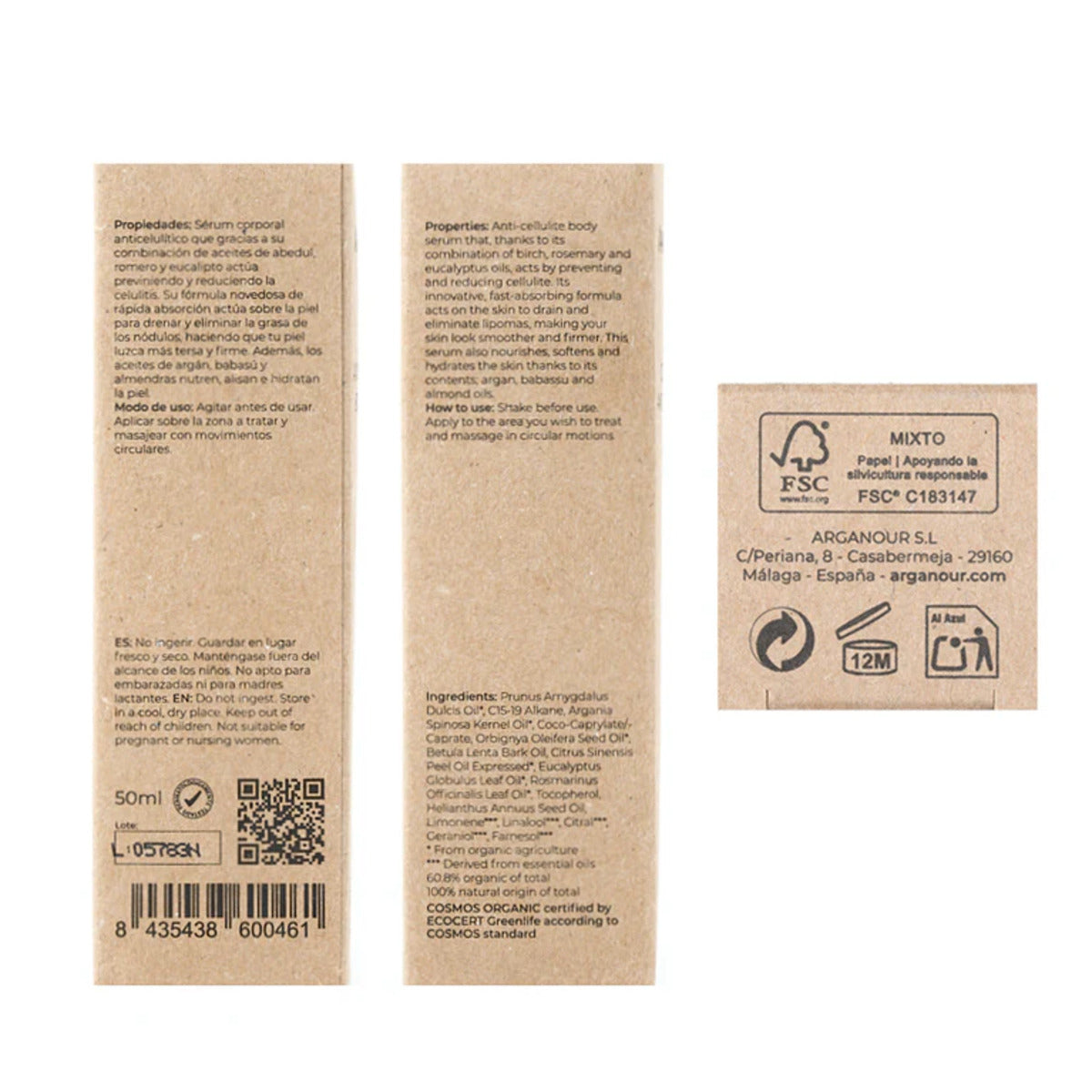 Óleo de Bétula Anticelulítico Arganour 50ml