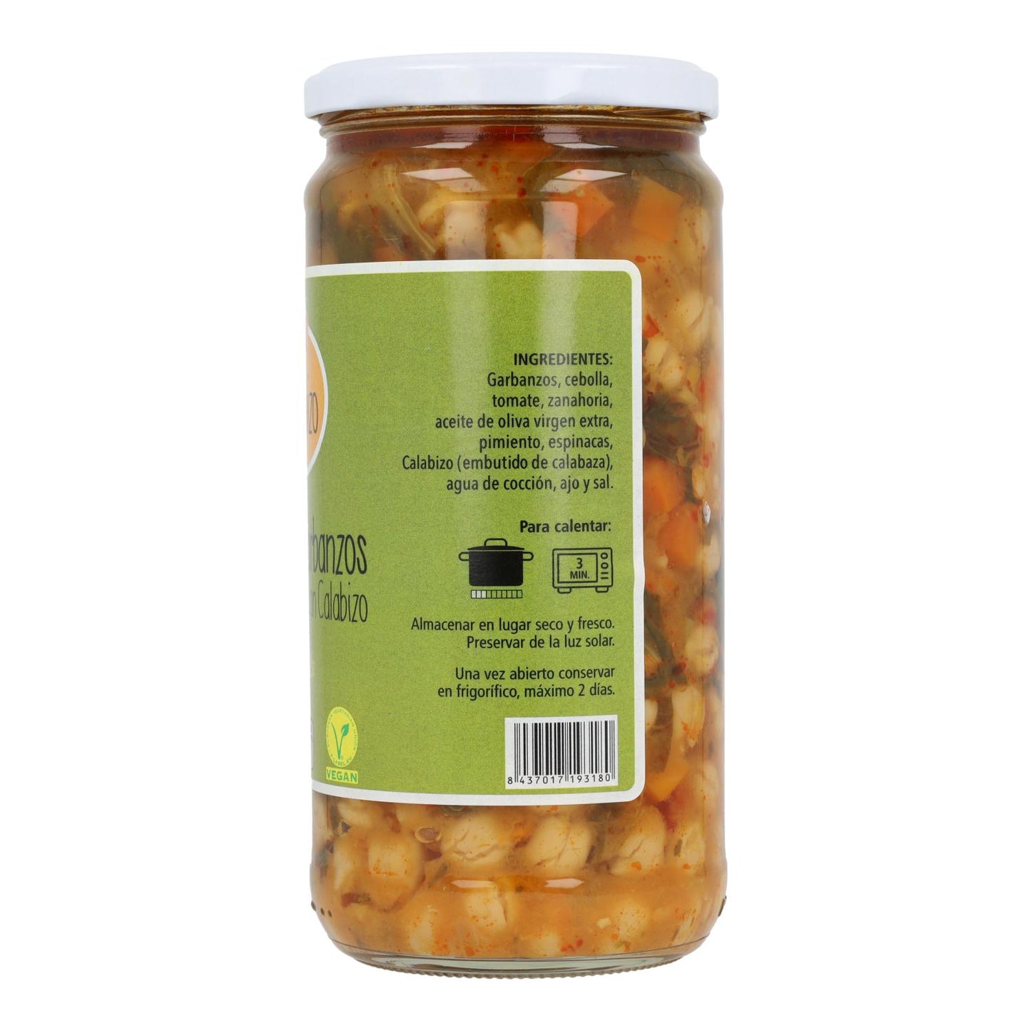 Ensopado de Grão de Bico Vegan Calabizo 720 g