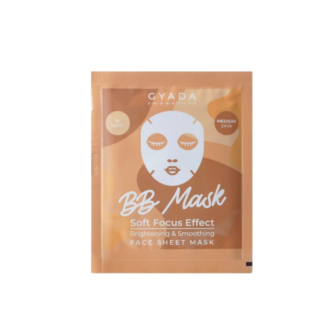 Gyada Facial Bb Mask - Brightening & Smoothing Sheet Mask - Medium_1